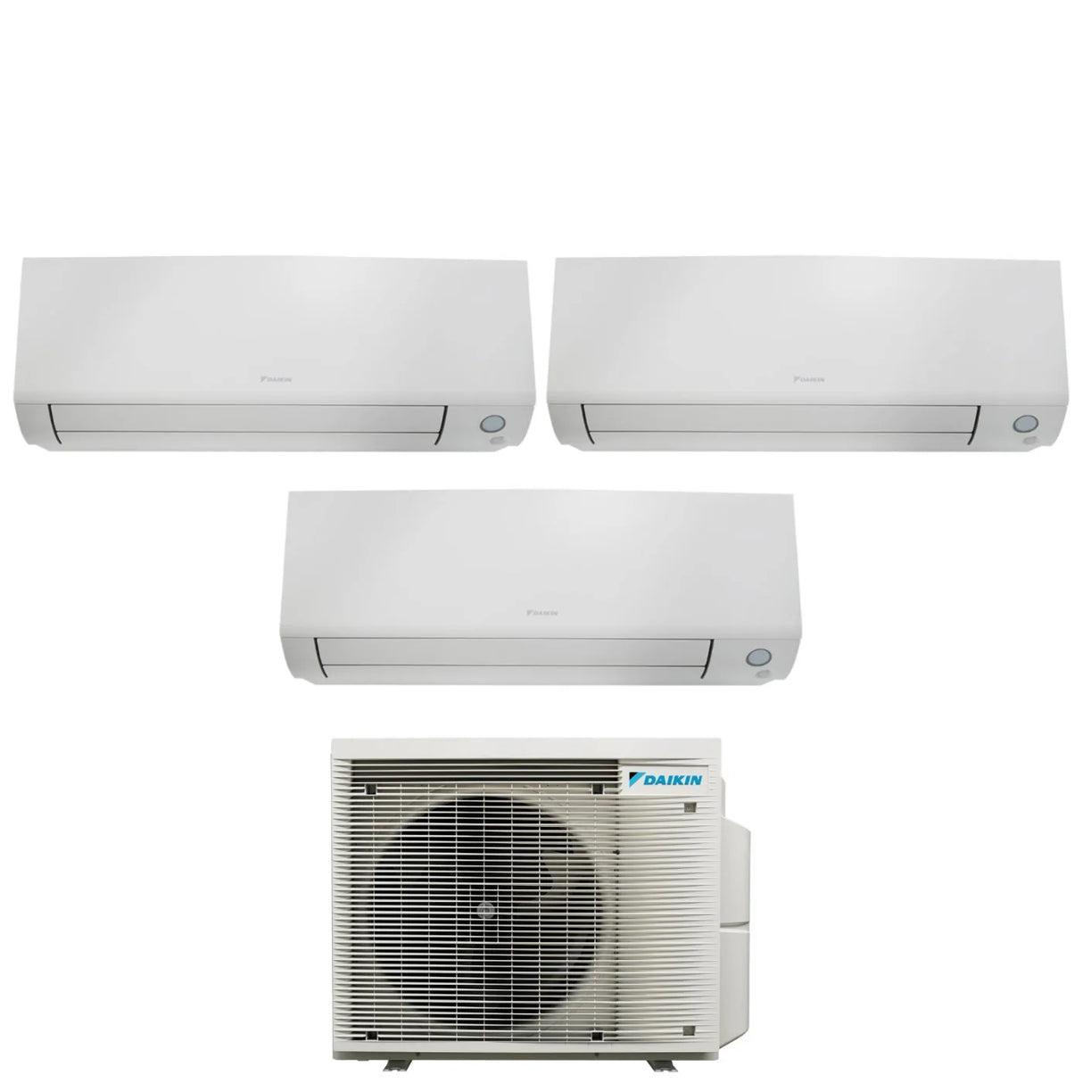 Daikin Perfera multisplit met 3 binnenunits van 2,5 kW+ 2,5 kW+ 2,5kW – inclusief standaard montage
